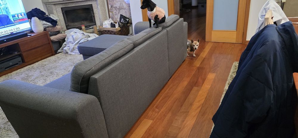 Vendo sofá chaise longue em bom estado!