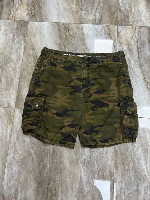 Вінтажні широкі шорти камо BAGGY camo rap shorts широкие шорты бегги карго реп