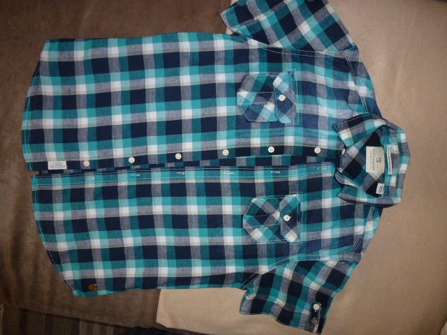 SCOTCH&SODA koszula oryginalna krótki rękaw kratka roz. S