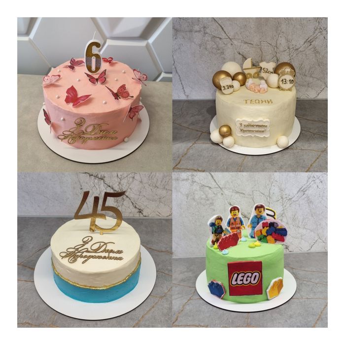 Торти, пляцки, ягідні чізкейки та кекси