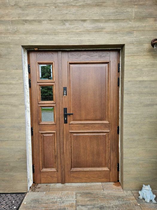 Drzwi zewnętrzne drewniane na każdy wymiar!!! - "WILLA PARKOWA" I INNE