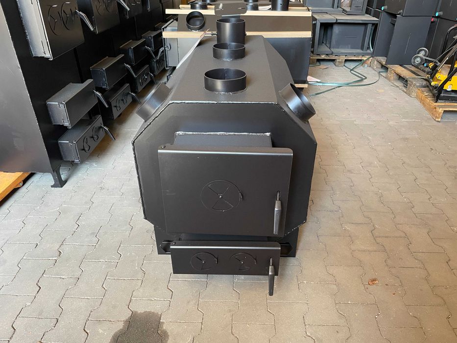 Piec nadmuchowy z nadmuchem dmuchawa OKTAGON o mocy 35 kW STEROWNIK + WENTYLATOR GRATIS