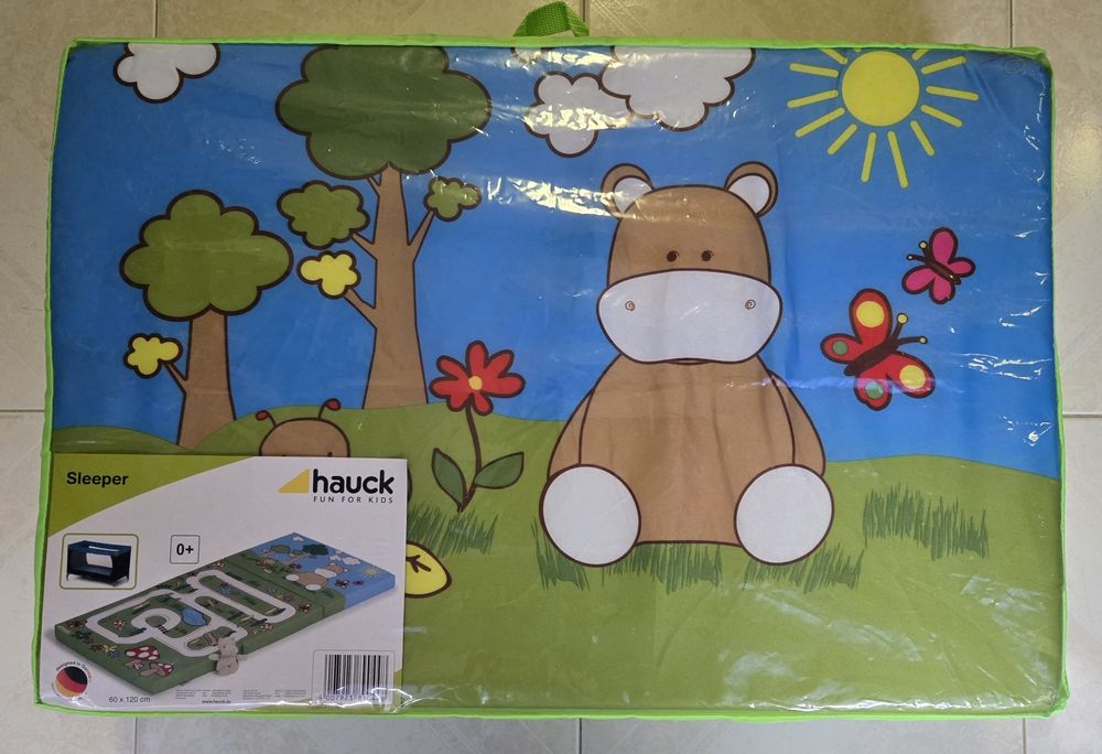 Cama berço viagem com colchão, como novo