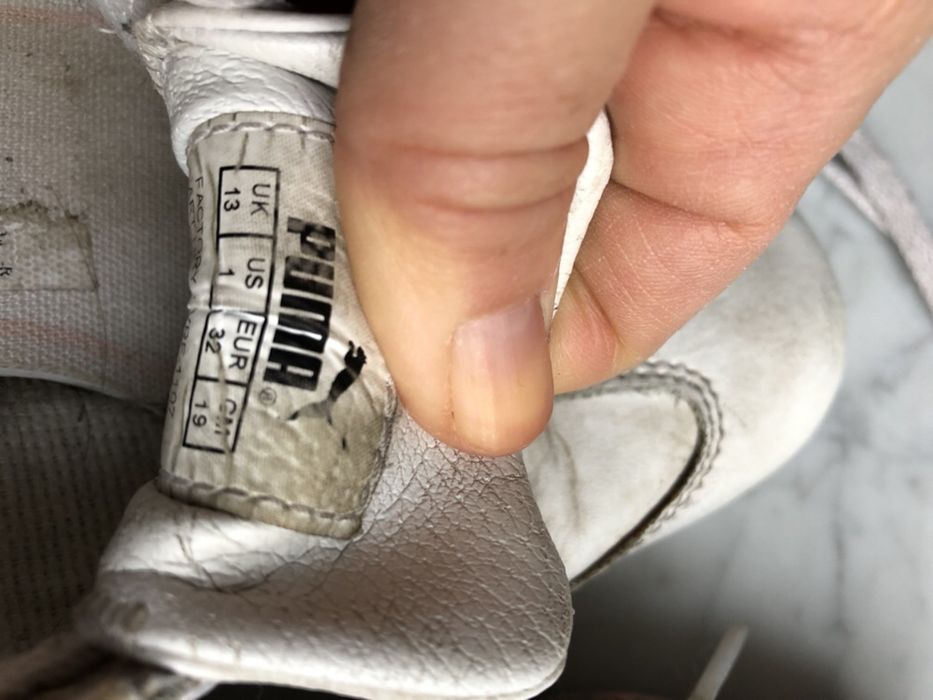 Puma skórzane buty rozm 32 diamenty