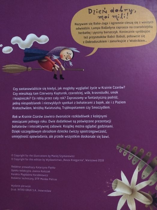 Książka Rok w krainie czarów nowa