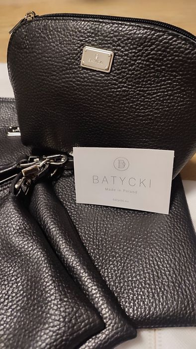 Nowy,oryginalny zestaw Batycki kosmetyczka,listonoszka,etui na laptopa
