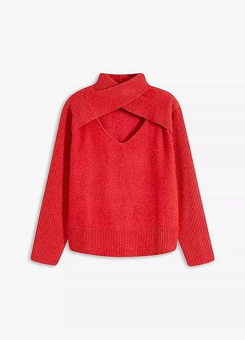B.P.C czerwony sweter modny r.48/50