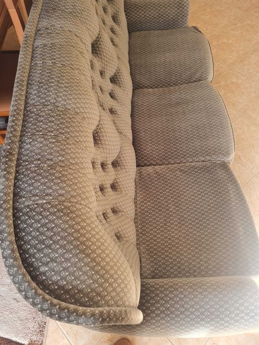 Sofá Cama 3 lugares Vintage (colchão incluido)