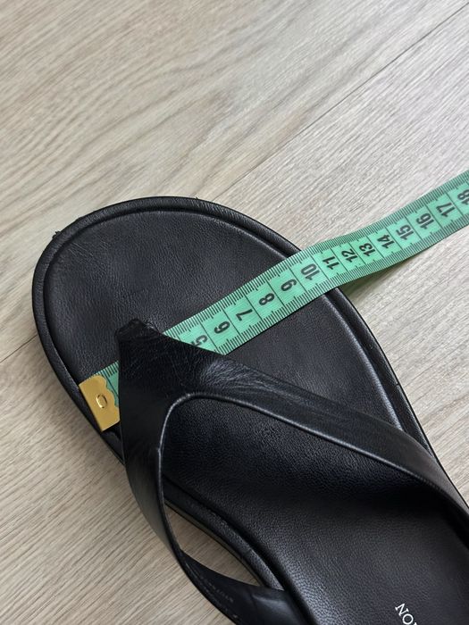 В'єтнамки Mango Selection чорні шкіряні 38 розмір