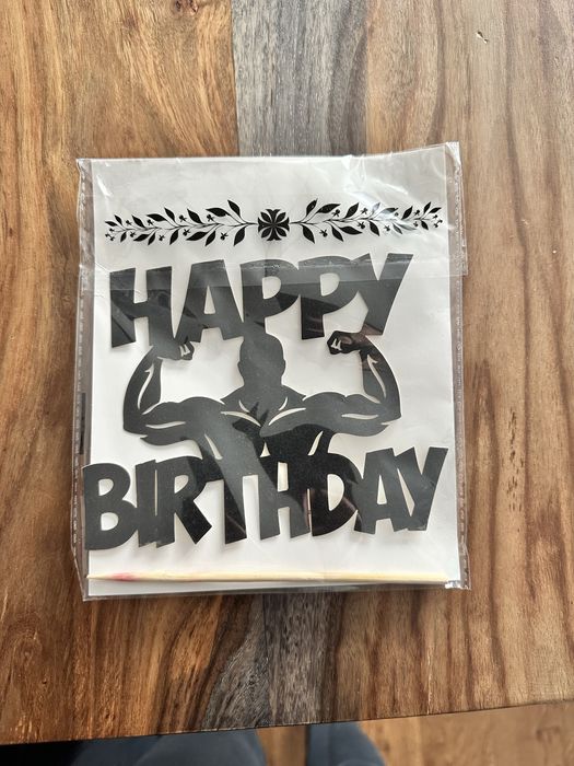 Topper na tort / dekoracja na tort