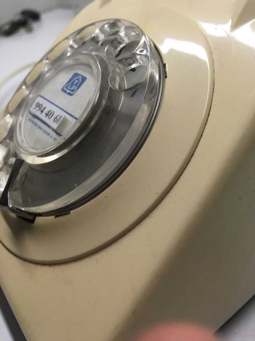 Telefone Antigo Bege