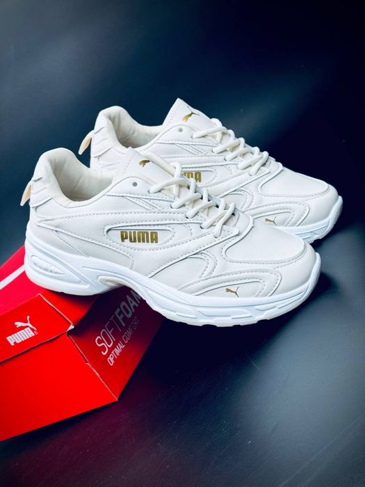 Топ продажів пума•шкіряні кросовки пума на весну•жіночі кросовки Puma