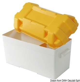 Caixa para bateria Osculati 384x177x205