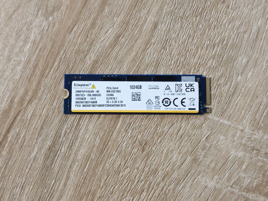 SSD de 1TB - Kingston PCIe Gen4