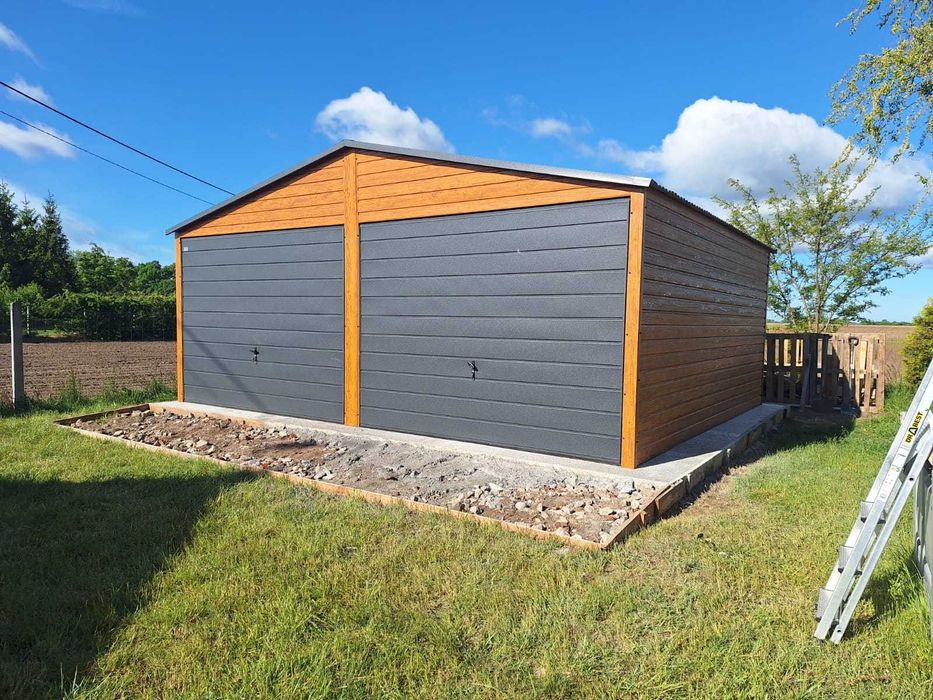Garaż blaszany 6x5,80 m Blaszak Garaz Premium Producent Garaże blaszane 6x6 7x6 8x6 9x6 dostawa i montaż w całej POLSCE !
