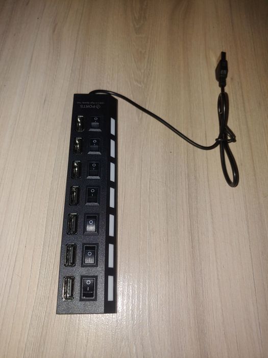 HUB USB 2.0 7 portów laptop