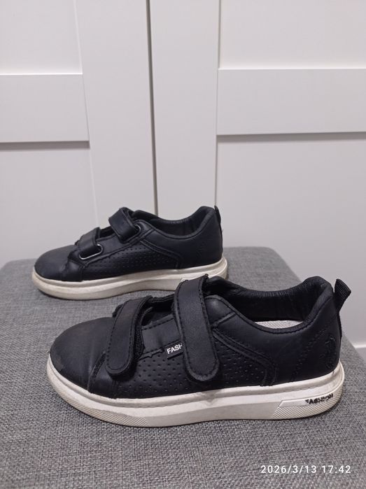 Buty 31 sportowe na rzepy czarne Fashion