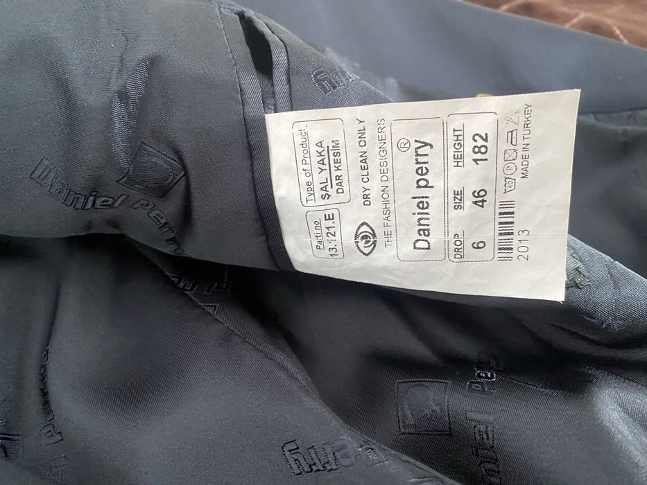 Чоловічий турецький костюм Daniel Perry, Slim Fit, розмір 46”