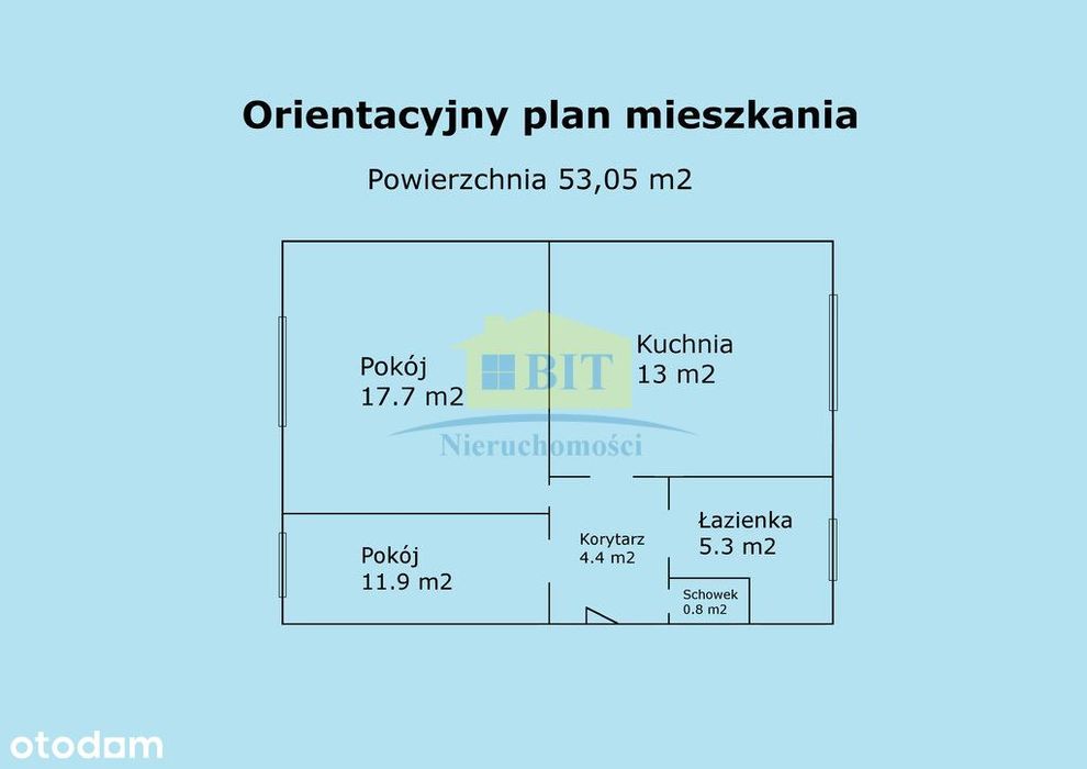 Bezczynszowe mieszkanie 53m2 z ogródkiem