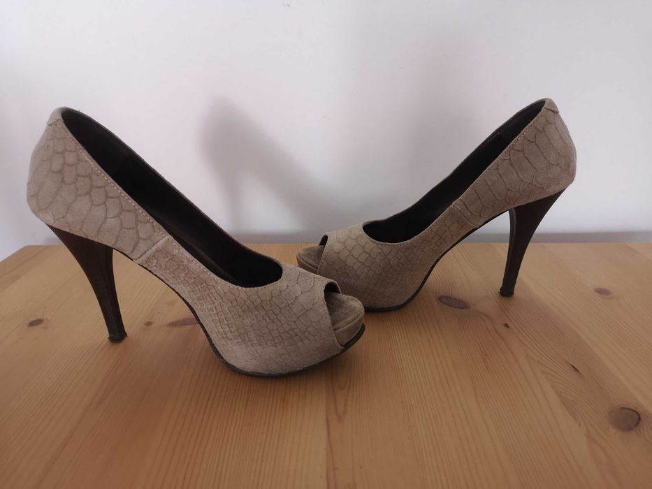 Sapatos de salto alto pep toe Samelli 37