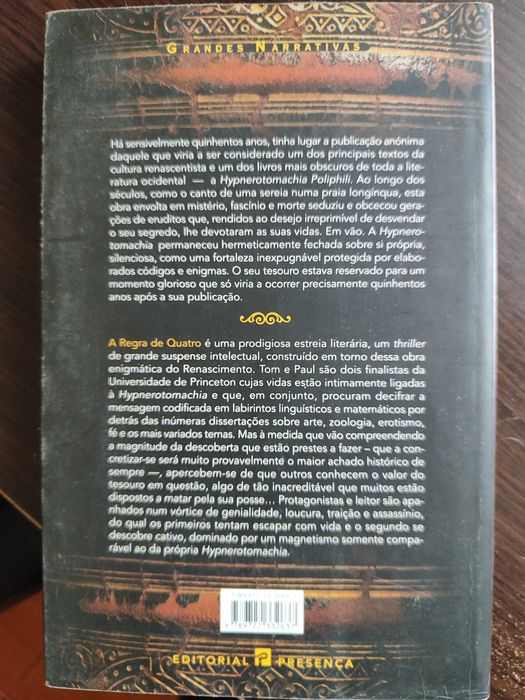 Regra se quatro Ian Caldwell e Dustin Thomason