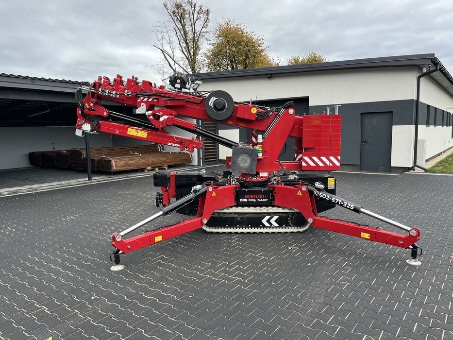 Wynajem mini żurawia HOEFLON C10