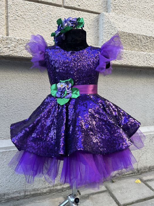 Фіалка, квіточка, сукня на фотосесію. Ріст 116