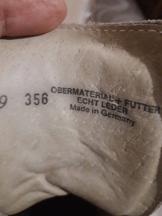 Han Wag ботинки кроссовки оригинальные Германия кожа раз 41-42