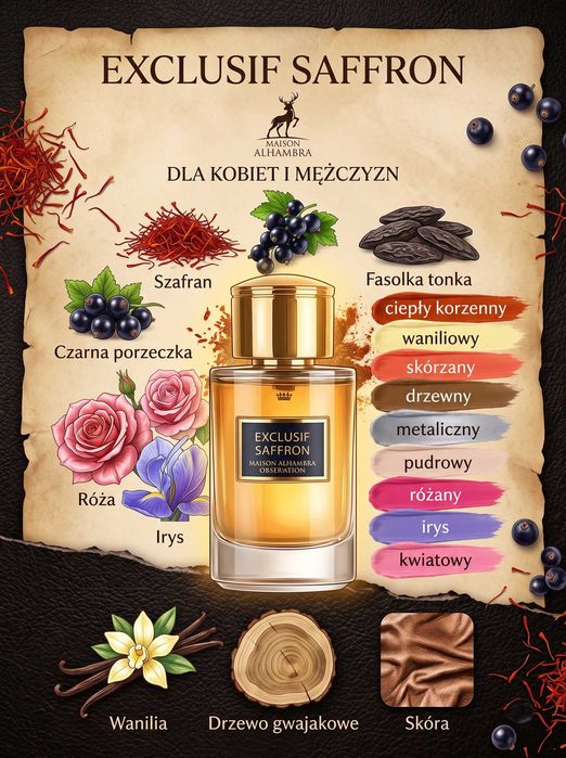 Perfumy Maison Alhambra Exclusif Saffron