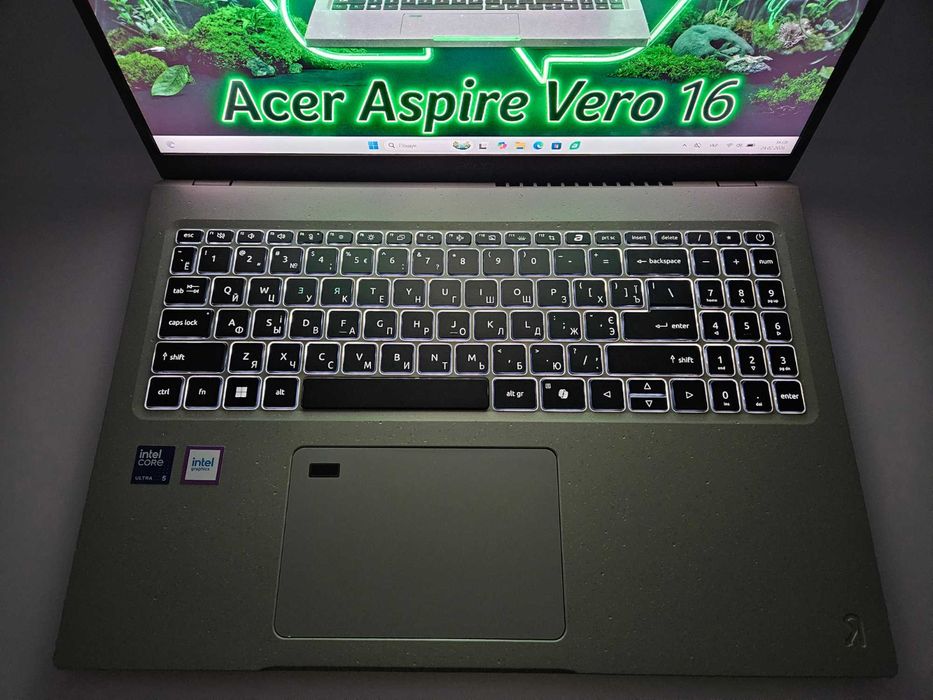 Ноутбук Acer Aspire Vero 16 400ніт|Ultra 5 125U|8GB DDR5|512GB