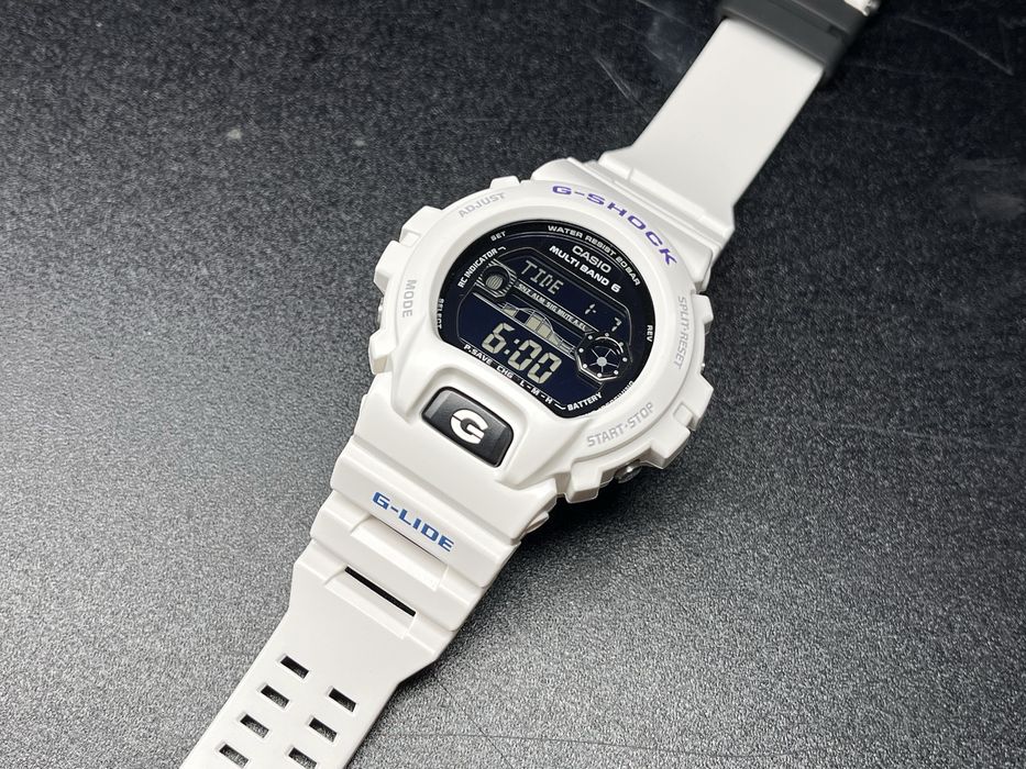 Casio G-SHOCK GW-6900 mod GW-7900 G-Lide mb6 solar white połysk gbx