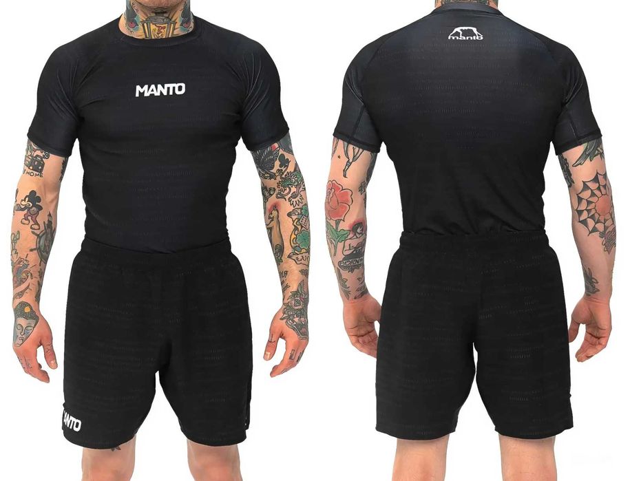 Комплект Рашгард + Шорты Manto Coral/Dogs/Gradient