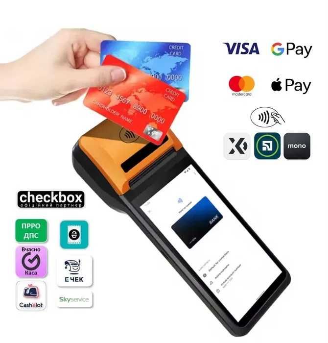 POS терминал Android для ПРРО Sunmi D3 чи iMin Swift2 чек 58мм NFC QR