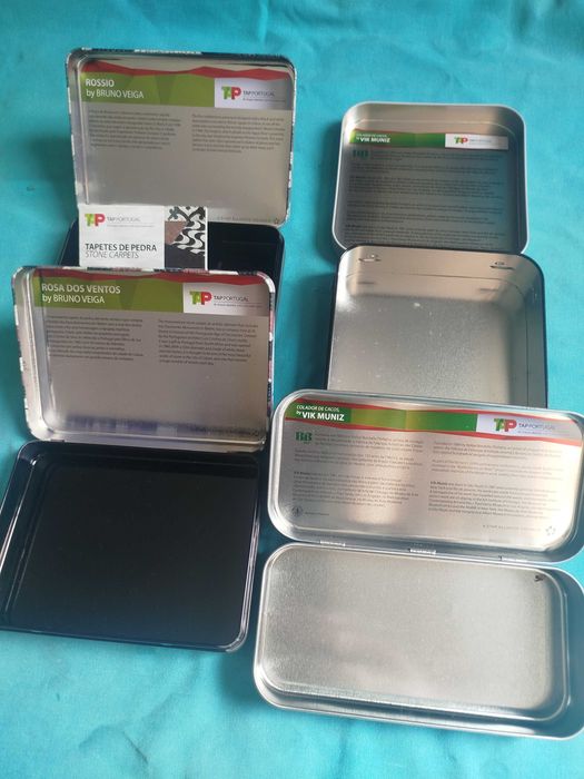Coleção de Caixas de Lata TAP Air Portugal