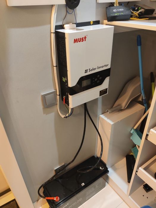 Подключение Инвертора, генератора, аккумулятора. Підключення ІБП ДБЖ