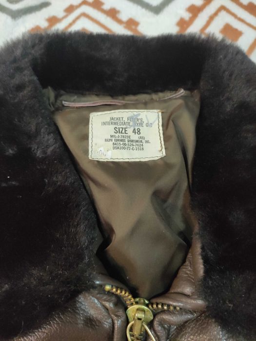 Kontraktowa Kurtka Pilota G-1 lotnicza Navy 1977 XL