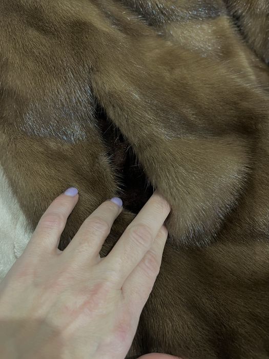 Греция! Самая трендовая норковая шуба! Диагональная раскладка!