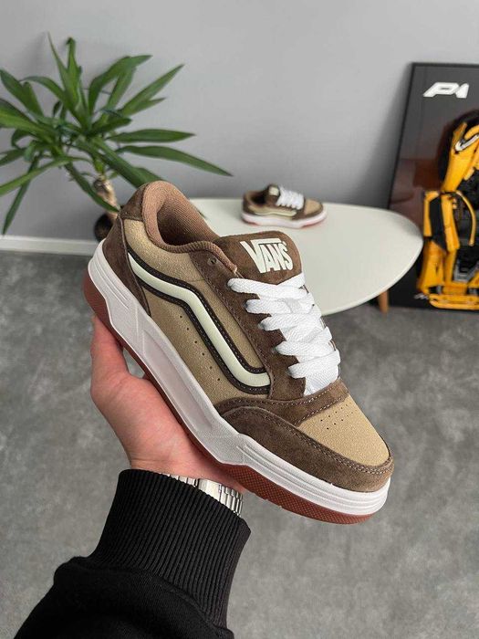 Кросівки Vans Hylane Oldskool Brown кеди ванс коричневі замша