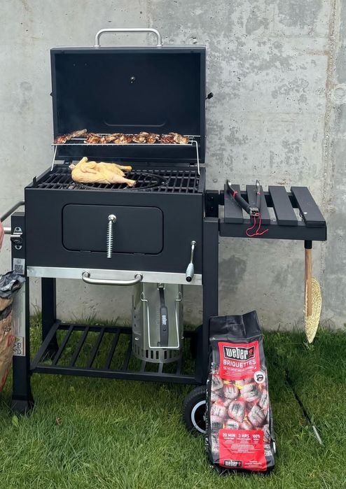 Churrasqueira a Carvão Profissional (Estilo Americano)