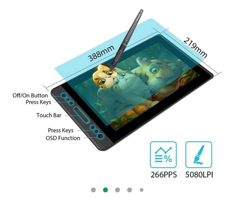 Графічний монітор Huion Kamvas Pro 13