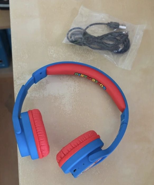 Kids Wireless Headphones Super Mario