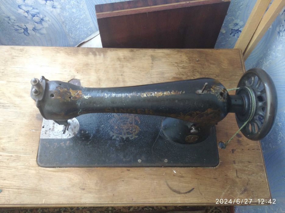 Машина швейная SINGER антикварная начала прошлого века