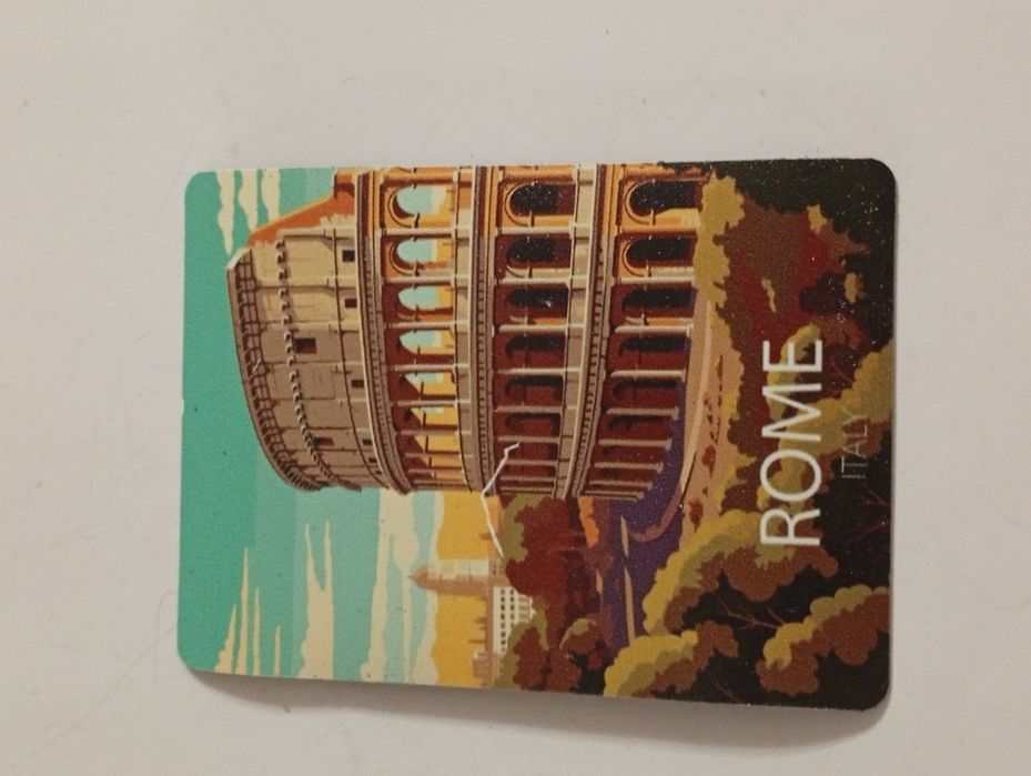 Magnes Barcelona Rzym Liverpool Hiszpania 8,5x6 cm