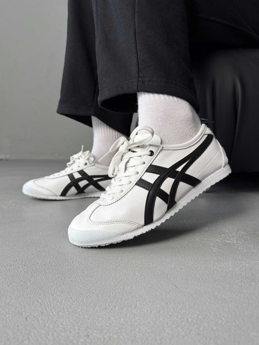 ‼️ НОВІ Кросівки Asics Onitsuka Tiger Mexico White Black