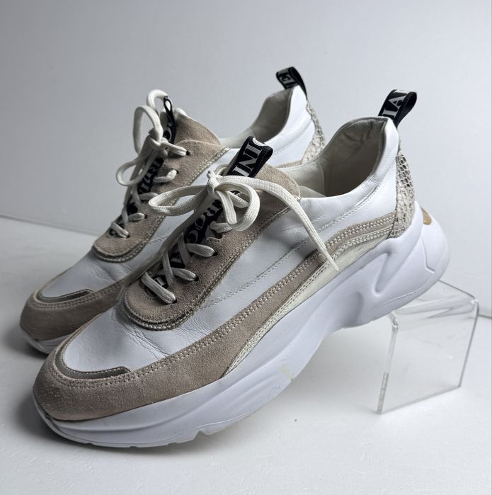 Sneakersy skórzane  Nero Giardini r.41 styl casual premium