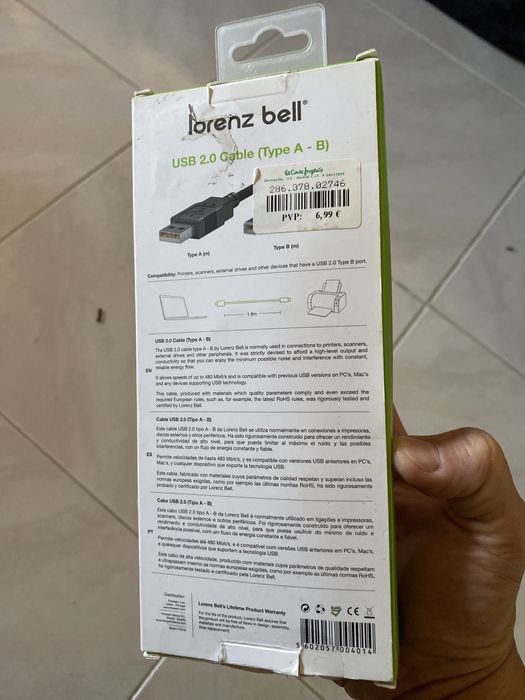 Cable for printer and/or scanner64585095698049121