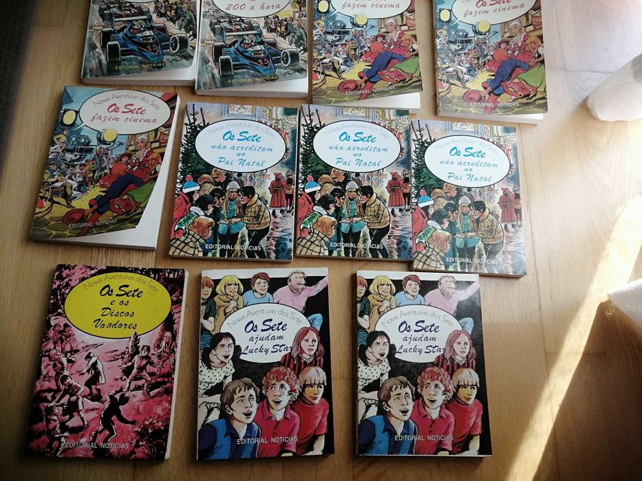 Livros - Coleção Novas Aventuras dos Sete - Editorial Noticias