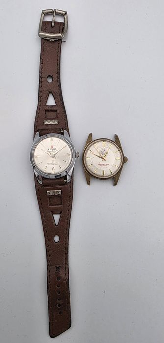 2 zegarki męskie Kings i Mortima nakręcane mechaniczne