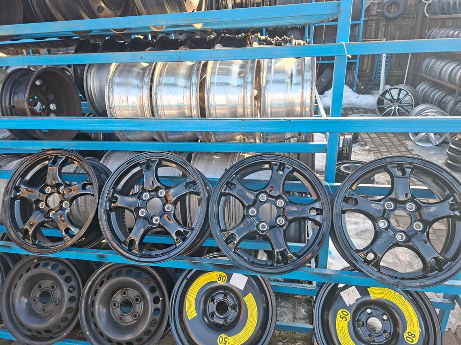 Легкосплавні диски з ковпаками KIA 5/114,3R16 6,5J ET45 КІА 2016рік .