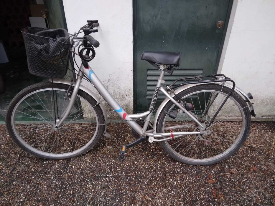 Bicicleta com cesto